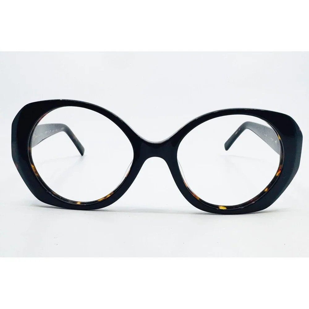 Sean John Eyeglasses Womens Black Pre-owned Round SJLO6005 001 50-18-145